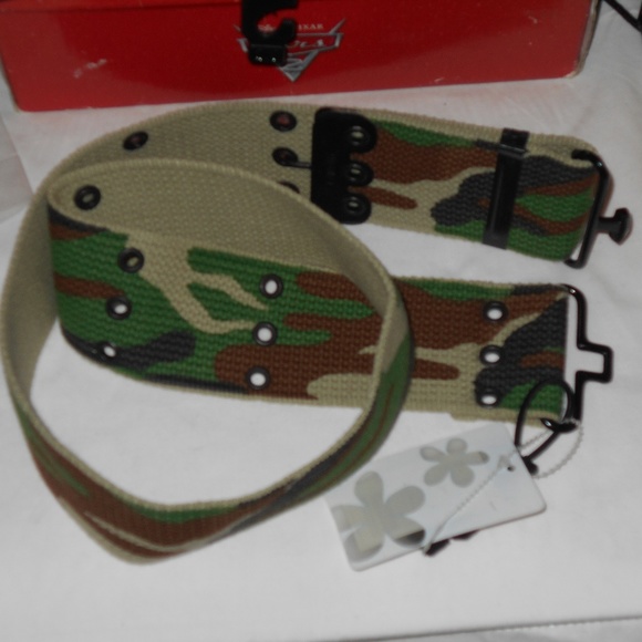 Vintage Wide Camouflage Fashion Belt